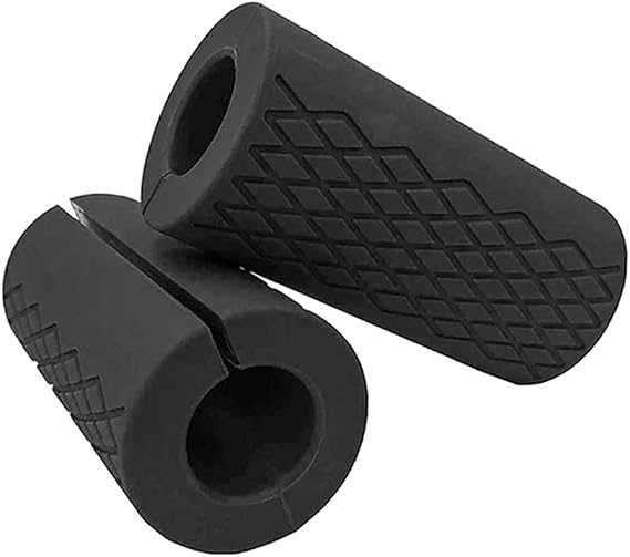 Grip Fat Dumbbell Barbell, Thick Bar Grips for Weightlifting Fitness Handle, Silicone Non-Slip Protective Pad, 1 Pair