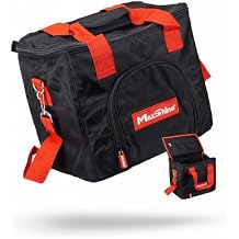 Maxshine Universal Detailing Tool Bag Tote with Belt & Handle | Durable 1680D Oxford Fabric | Compact Storage Organizer for Car Detailing Tools, Brushes, Bottles & Auto Care Accessories