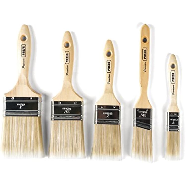 Presa Premium Paint Brushes Set, 5 Piece