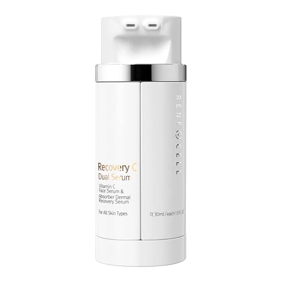 |NEW| Recovery C Dual Serum (60ml/2.0fl.oz), Pure Vitamin C Serum with Marula Oil