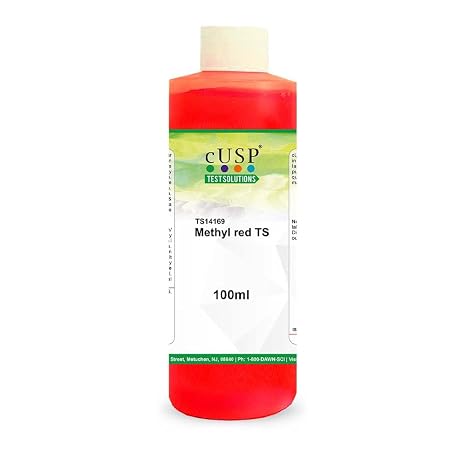Methyl Red Test Solution 100mL Laboratory Reagent | High-Purity pH Indicator for Titration & Acid-Base Reactions