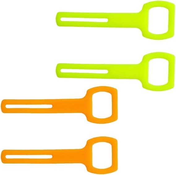 Yiju 4Pcs Scuba Dive Silicone Mouthpiece Holder 2nd Stage Regulator Octopus Strap