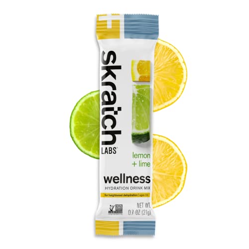 SKRATCH Labs Lemon & Lime Hydration Drink Mix 8ct, 0.7 OZ
