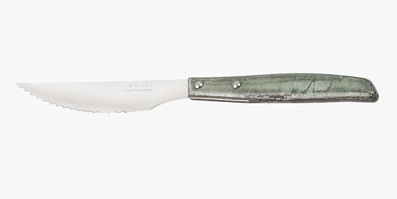 Arcos Table Knives - Steak Knife Table Knife - Blade Nitrum Stainless Steel 4" - Handle Pack Wood Blue color