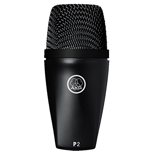 AKG Pro Audio P2 High-Performance Dynamic Bass Microphone, Black