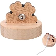 Thread Cutter For Chain Piecing In Quilting,Thread,Yarn Cutter Pendant For Sewing With Flower Shape Solid Wooden Tools For Seam Craft Projects