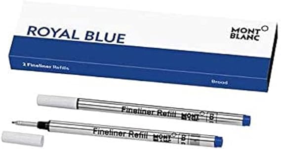 MONTBLANC REFILL FL B 2x1 ROYAL BLUE PF brand
