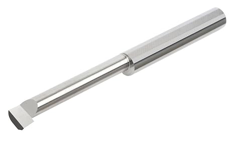 Micro 100 BB-200800S Boring Tool - Right Hand - Sharp, .216" Min Bore Dia, .800" Max Bore Depth, .050" Proj, .075" Offset, 1/4" Shank Dia, 2-1/2" OAL, Uncoated