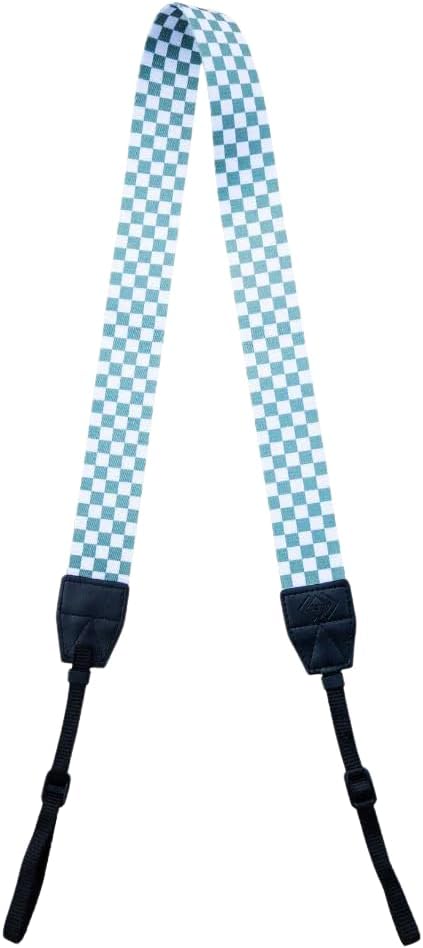 STRAPS Design Camera Strap | 30" Adjustable Polyester with Leatherette Ends | DSLR/SLR Compatible | Stylish Prints