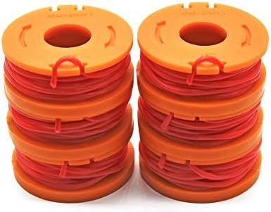 6-Pack Replacement Spools Compatible with Worx String Trimmer