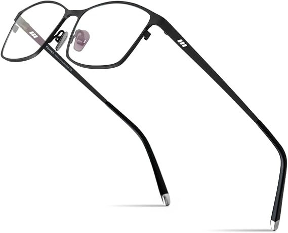 FONEX Titanium Glasses Frame Men Square Eyewear Male Full Optical Eyeglasses 8505