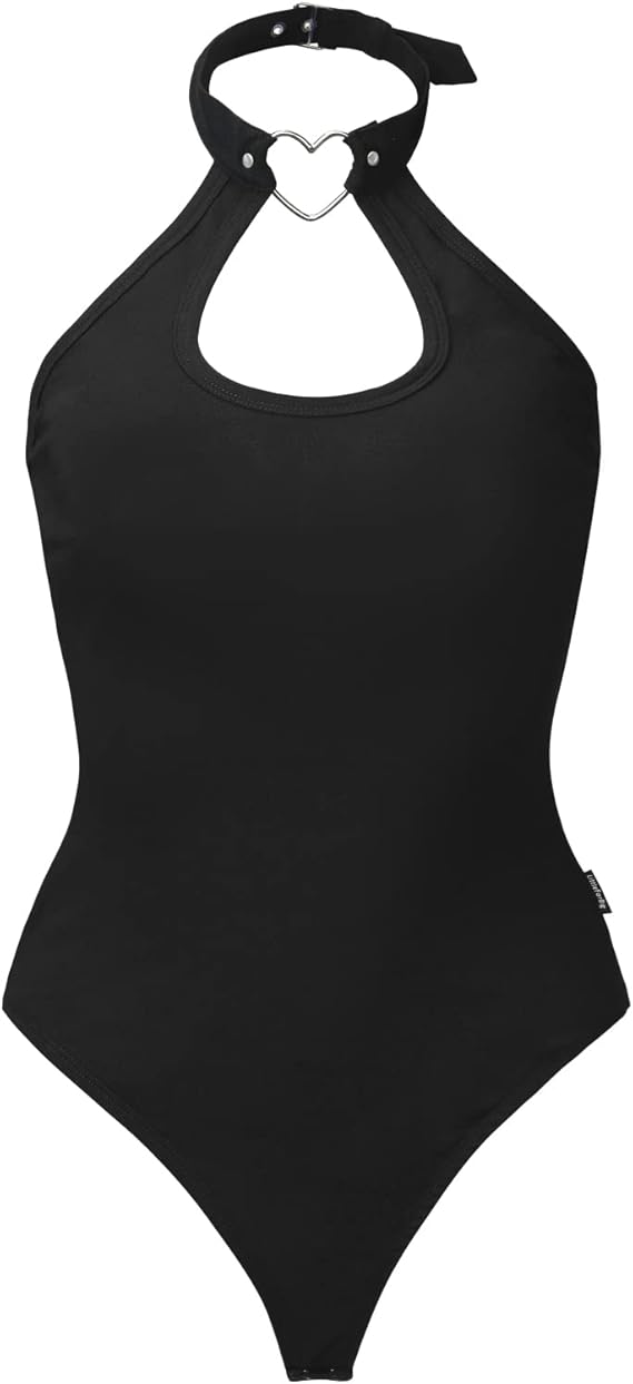 Littleforbig Cotton Romper Heartbreaker Collared Onesie Bodysuit