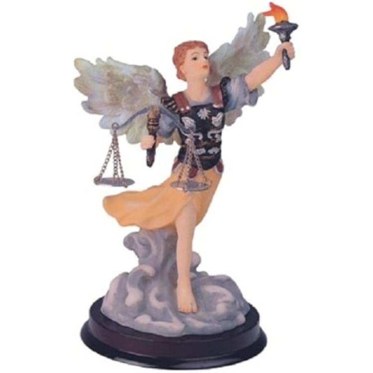 GC 6 Inch Archangel Uriel Statue Figurine Figure Religious San Saint Angel