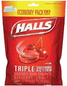 Halls Cherry 80ct Size 80ct