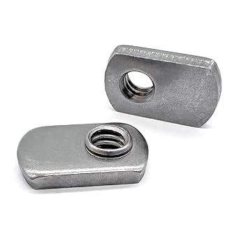 (500 Pieces) M6-1.0 Single Tab Single Prong Spot Weld Nuts