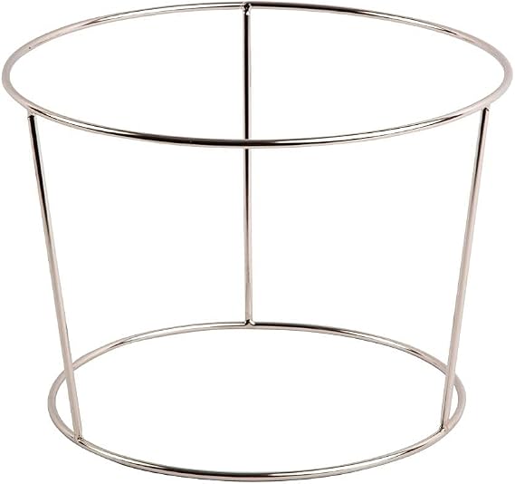 Olympia Stainless Steel Seafood Platter Stand, 175(H) x 250mm | Elevates platters to save valuable table space, with a stable tabletop design. Fits compatible trays, sold separately.