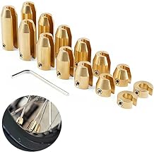 Rippin Moto 14-Pack Motorcycle Wheel Weight Kit | Reusable Brass Spoke Weights for Motorcycle Wheel Balancing