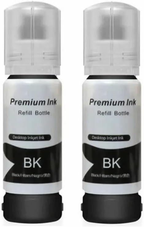 Epson 103 Compatible Black Imported Ink -L1210-L1250-L3210-L3211-L3250-L3251-L3152-L3156-L3256-L3260-L5290-L5296 / 2 Pieces