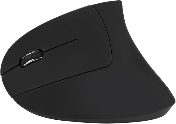 Left Handed Mouse, 2.4GHz USB Ergonomic Vertical Optical Mouse with Nano USB Receiver, 6 Programmable Buttons for PC/Computer/Laptop