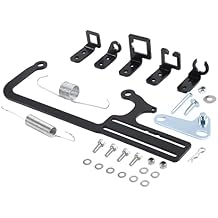 304147 EZ-EFI Cable Mount Kit Carburetor Throttle Cable Mount Bracket Steel Black