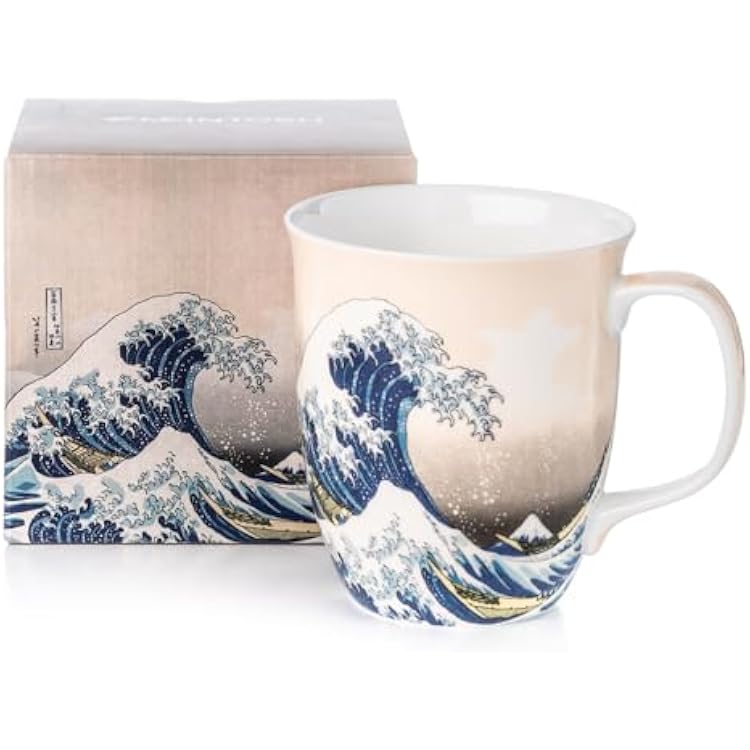 McIntosh Hokusai The Great Wave Fine Bone China Java Mug
