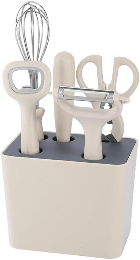 Kitchen Helper Multi-functional 6-Piece Set, Auxiliary Kitchen Gadget, Integrated Design, Meet Diverse Cooking Needs, Kitchen Storage is Preferable, Increase Cooking Efficiency and Fun
