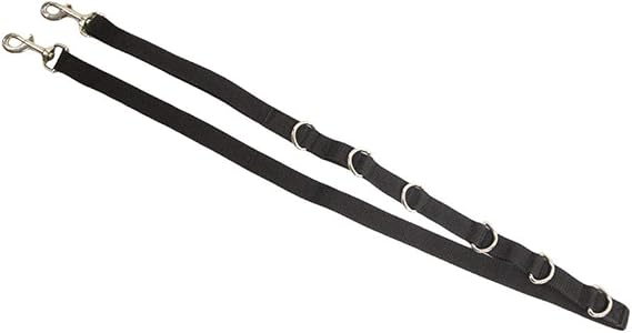Dover Saddlery Side Reins with Elastic, Color: Black, Size: One Size