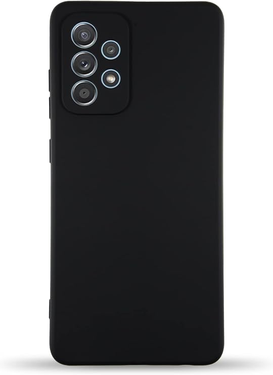 KZY İletişim Samsung Galaxy A52s ile Uyumlu Kapak İçi Kadife Kamera Korumalı Lansman Silikon Kılıf - Siyah