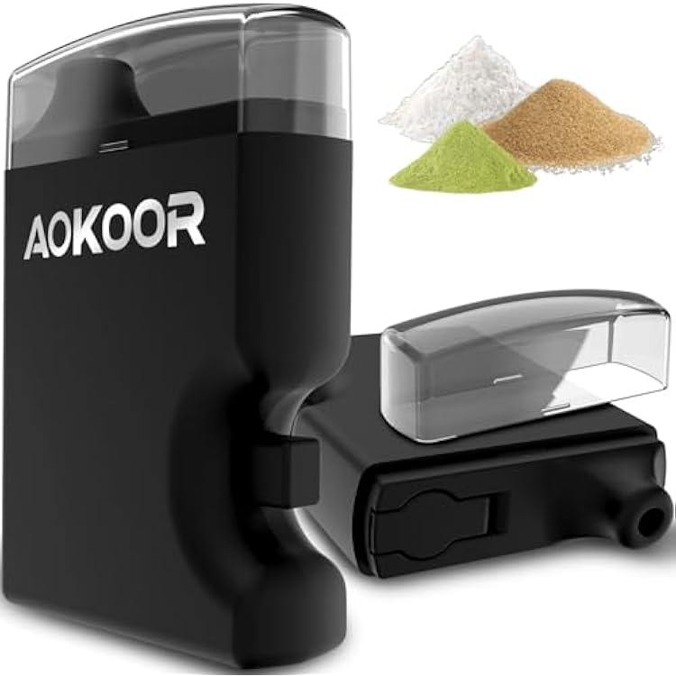 Portable Pepper Shaker - Multifunctional SnuffBulletSniffer Black, Professional Spice Dispenser Shakers for Easy Use, Convenient PowderSniffer, Discreet and Effective SnuffKit.