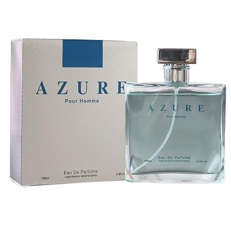 Azure Pour Homme Eau de Parfum Woody Spicy fragrance for Men's 3.4 oz