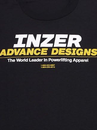 Inzer Front Logo Crew T-Shirt Small Black