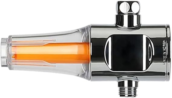 Vitamin C Filter Inline Shower Assembly by Sonaki - Use your current showerhead - Remove Up to 99.9% of Chlorine and Chloramines
