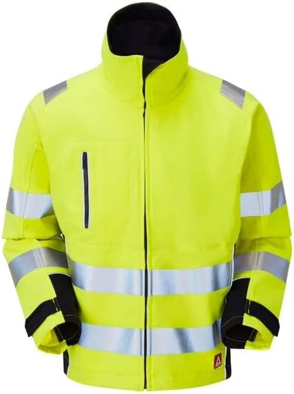 STRATA SKANWEAR Inherent Arc Flash & Flame Protective Hi Vizibility Softshell Jacket (CL.2/ARC3/28CAL/CM2)