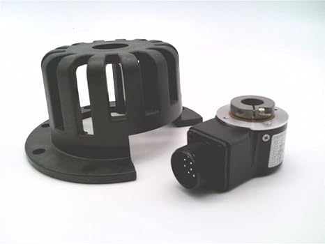 HS201024844B7 10 PIN+MATING CO, 1024 PPR, 5/8" BORE, 5-26 V in, 5-26 V LINE Driver Out W EXT Temp Range, BIDIRECTIONAL W Index, Clearance Hole 3/8" Bolt ON 5.88" Dia Circle Cover, DIFFERENTI