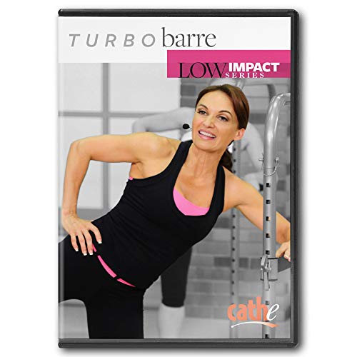 Cathe Friedrichs Low Impact Turbo Barre Exercise DVD - Combines Elements of Pilates, Yoga, and Ballet, With Some light Cardio - Devolp and Sculpt Strong Lean Legs