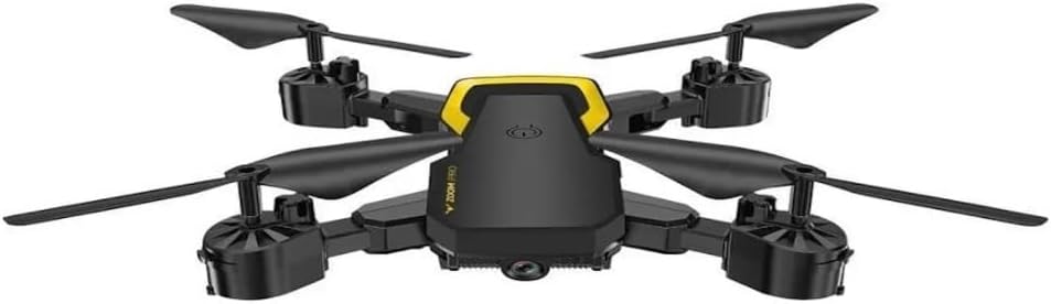 Foldable Mini Drone, HD Camera, 4 Propellers, Black-, Compact Design