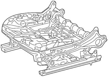 Genuine Mercedes-Benz Seat Adjust Assembly 000-910-82-03