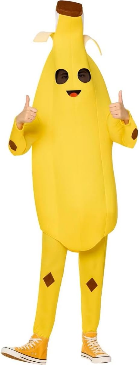 InSpirit Designs Fortnite Peely Costume | Officially Licensed Cosplay I Halloween Yellow Banana