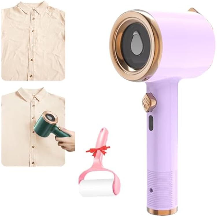 Emboadlie,Emboadlie Steamer,Emboadlie Iron,Portable Handheld Garment Mini Electric Iron,Emboadlie Portable Mini Ironing Machine,Fast Preheating Steam Dry Ironing For Home And Travel Purple