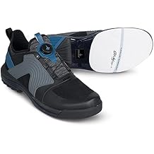 KR Strikeforce Maverick FT Fast Twist Lace System Black/Cobalt Mens Right Hand Medium Width Performance Bowling Shoe (Left Hand Medium, Numeric_9)