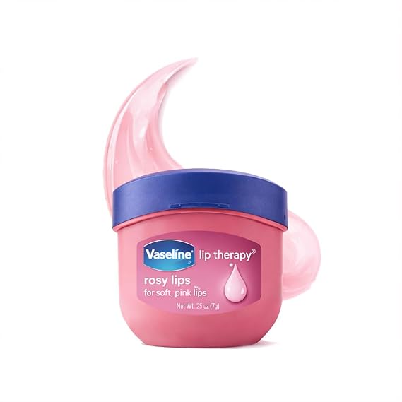 Vaseline Lip Therapy Rosy Lips 0.25 Oz./7 Grams, Pack of 2