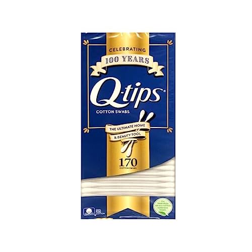Q Tips Cotton Swabs Size 170s Q-Tips Cotton Swabs 170 Ct pack of 2