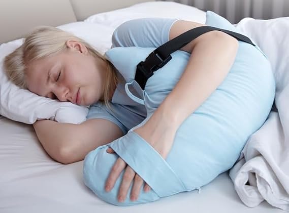 Allersoft| American Owned Company| Post Shoulder Surgery Pillow, Rotator Cuff Pillow. Relief from Shoulder Pain or Frozen Shoulder. Cooling Fabric Reduces Sweating