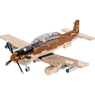 COBI Armed Forces AT-6 Wolverine Beechcraft Building Set, 263 Pieces