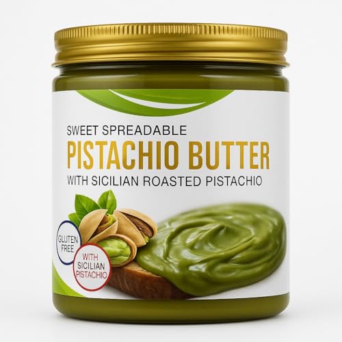 International Antepella Pistachio Cream | Sicilian Pistachio Cream - make chocolate dubai | 8.4oz 240 gm