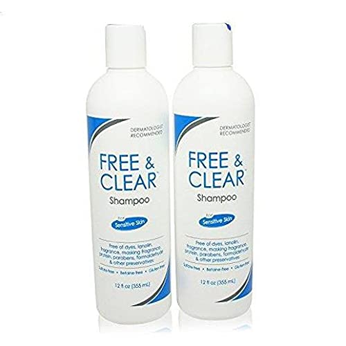 Free and Clear Shampoo 12 oz. Pack of 2 .3 pack