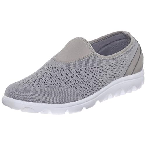 Propet Mens Stability Walker Walking Walking Sneakers Shoes - White