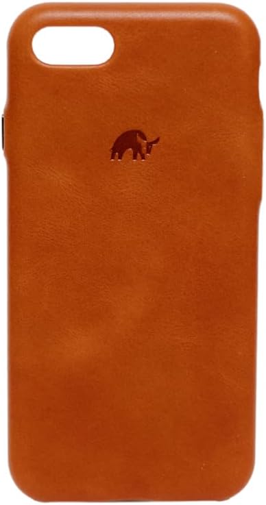 Bullstrap Premium Leather Phone Case Compatible with Apple iPhone SE, Sienna Brown Leather