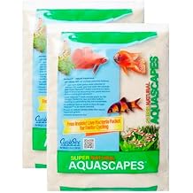 Carib Sea Super Natural Moonlight Sand for Aquarium 5 lb Each Ideal for Freshwater Aquaria Perfect for Discus, Tetras, Angelfish, and More (Pack of 2)