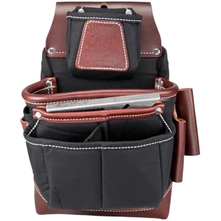 Occidental Leather FatLip Fastener Bag - 10 Pockets & Tool Holders - Made in USA